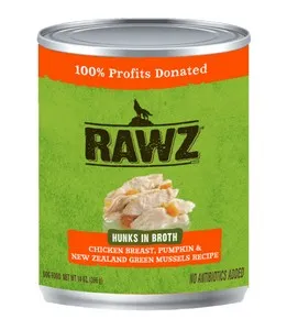 12/10oz Rawz Dog Hunk Chicken/Pumpkin - Items on Sale Now